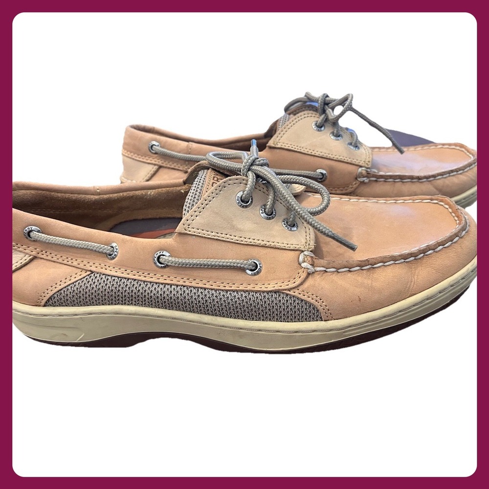 Sperry Authentic Original Men's Boat Shoe Medium Beige Sz. 11.5‎ M EUC
